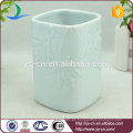 2015 conjunto de baño noble de porcelana azul y blanca